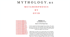 Desktop Screenshot of mythology.us